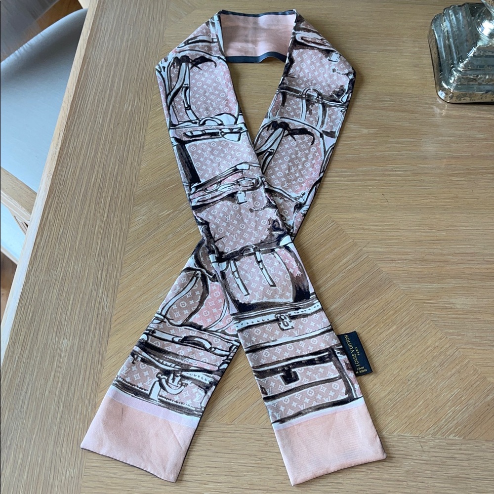 Louis Vuitton 100% silk bandeau/scarf